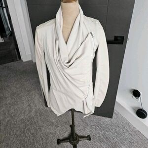 Blank NYC Cream Textured Top